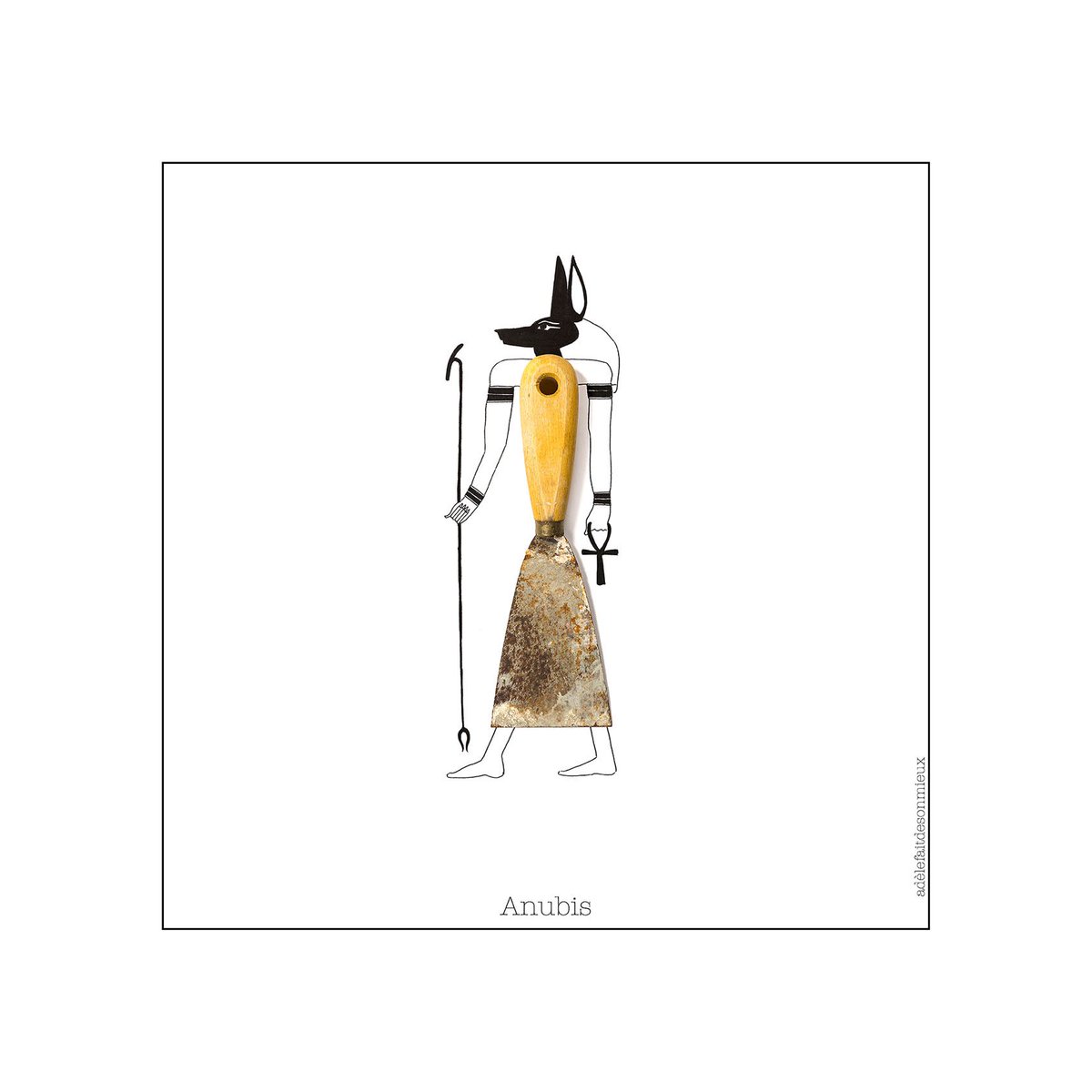 adelefugere's tweet photo. #adelefaitdesonmieux
Anubis (walk like an egyptian)
#spatule #couteau #maçon #anubis #hieroglyphe #egypte #portfolio #portfolioday https://t.co/DQ0m5i1vBQ