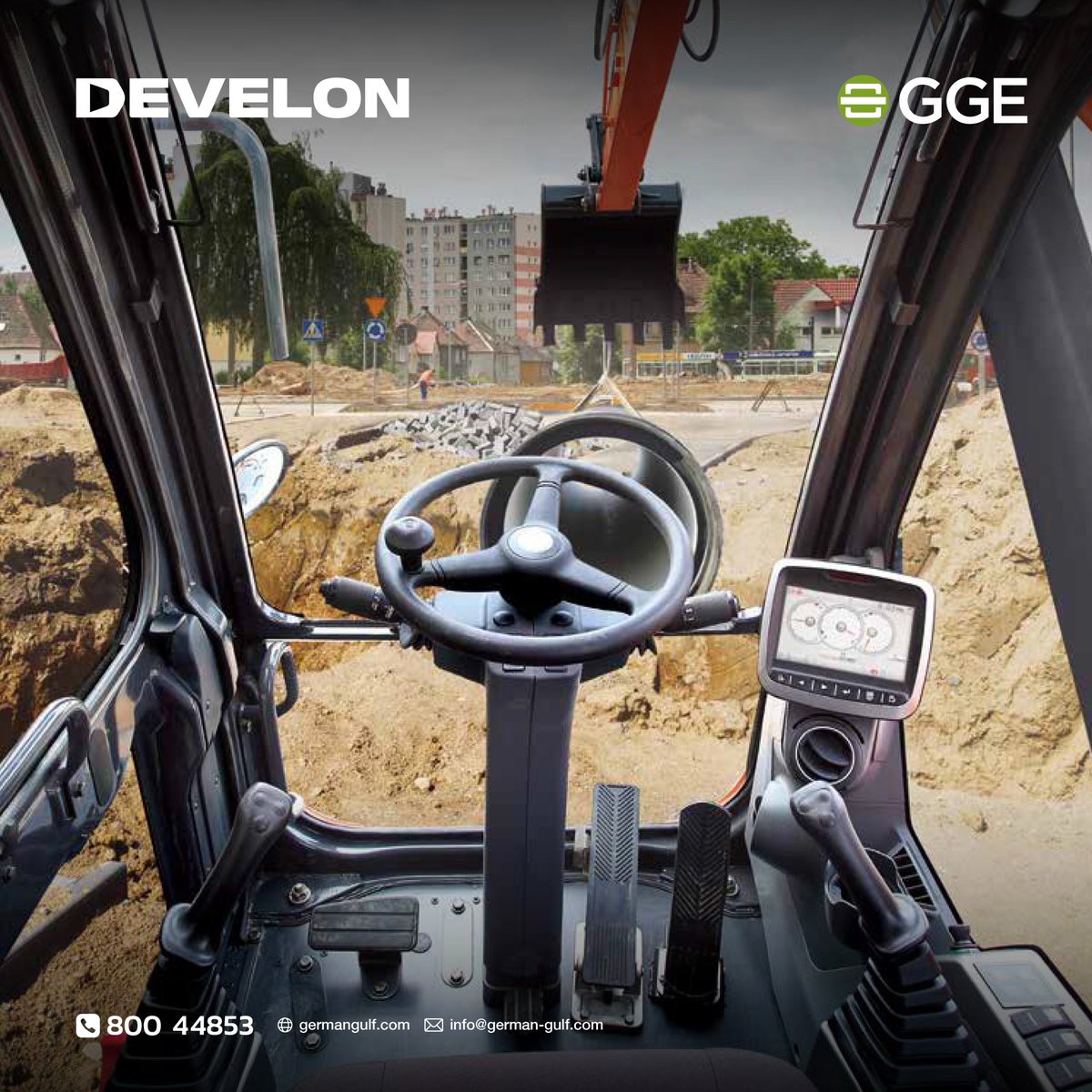 MEConstructionN's tweet image. Exciting news! Five DEVELON wheel excavators have been successfully delivered to a main contractor in the UAE. Contact us at info@german-gulf.com or call toll-free at 800-GGULF (44853) for more information.

#Develon #GermanGulfEnterprises #Construction #Excavators
