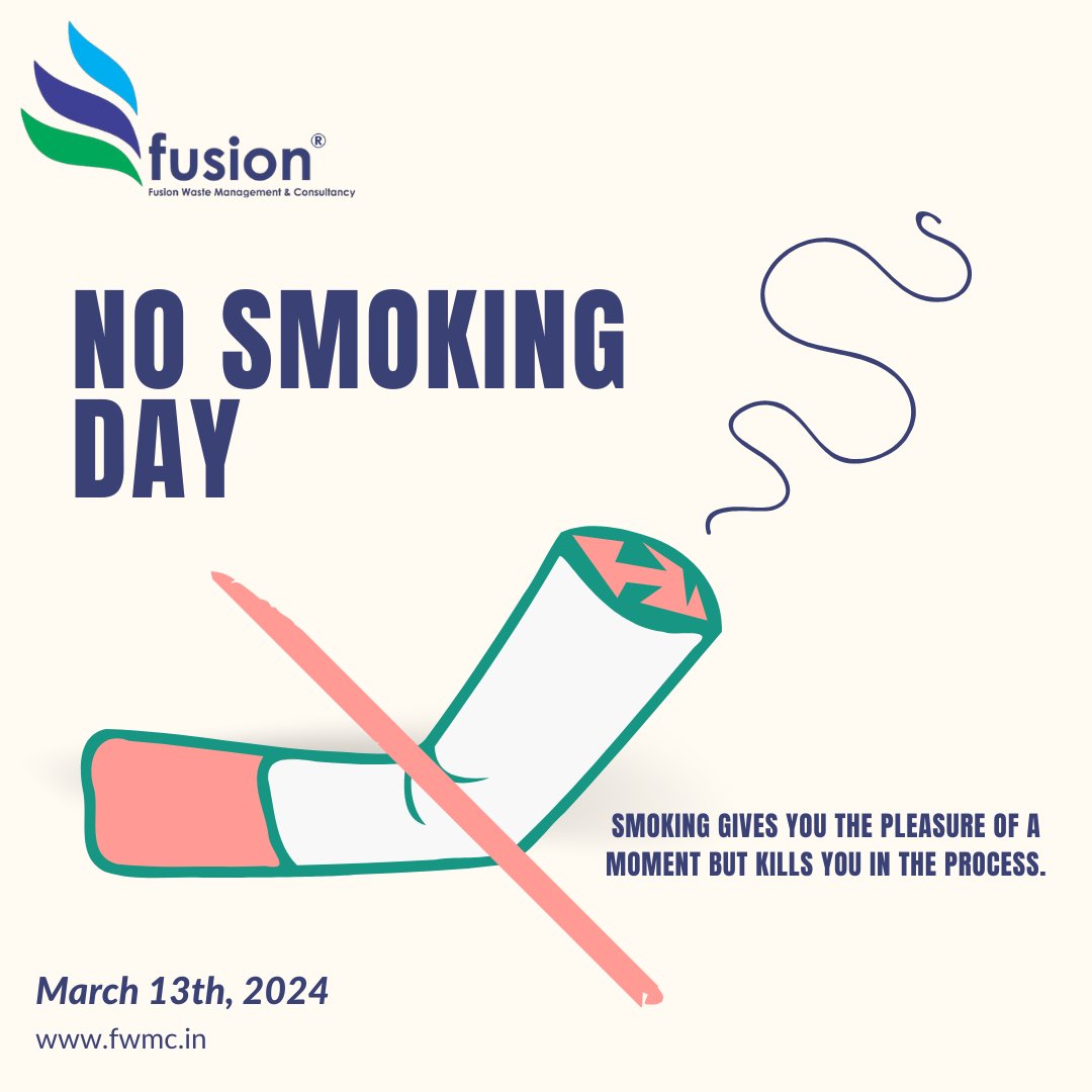 Embrace a healthier tomorrow on No Smoking Day, breaking free from the chains of tobacco for a brighter, smoke-free future. #nosmoking #vape #quitsmoking #smokefree #stopsmoking #vaping #vapelife #vapetricks #smoking #FWMC #wastemanagement