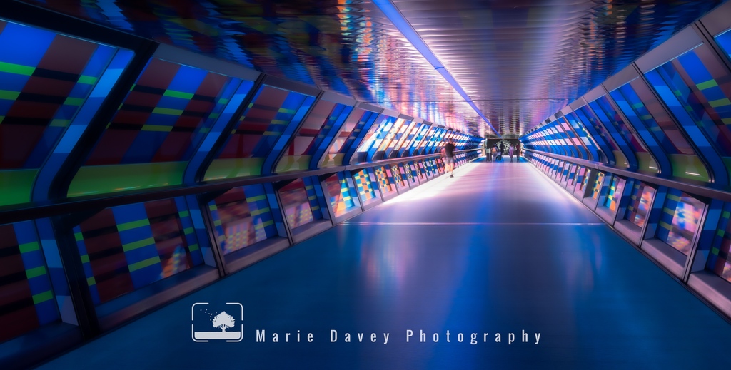 I'm finally sharing a shot from last year. I spent a very enjoyable day exploring the London Underground &amp; its surrounding areas with the lovely &amp; very talented @_benjamingraham

This was our last stop; the Camile Walala designed bridge at Canary Wharf, &amp; what a spot! 

#london