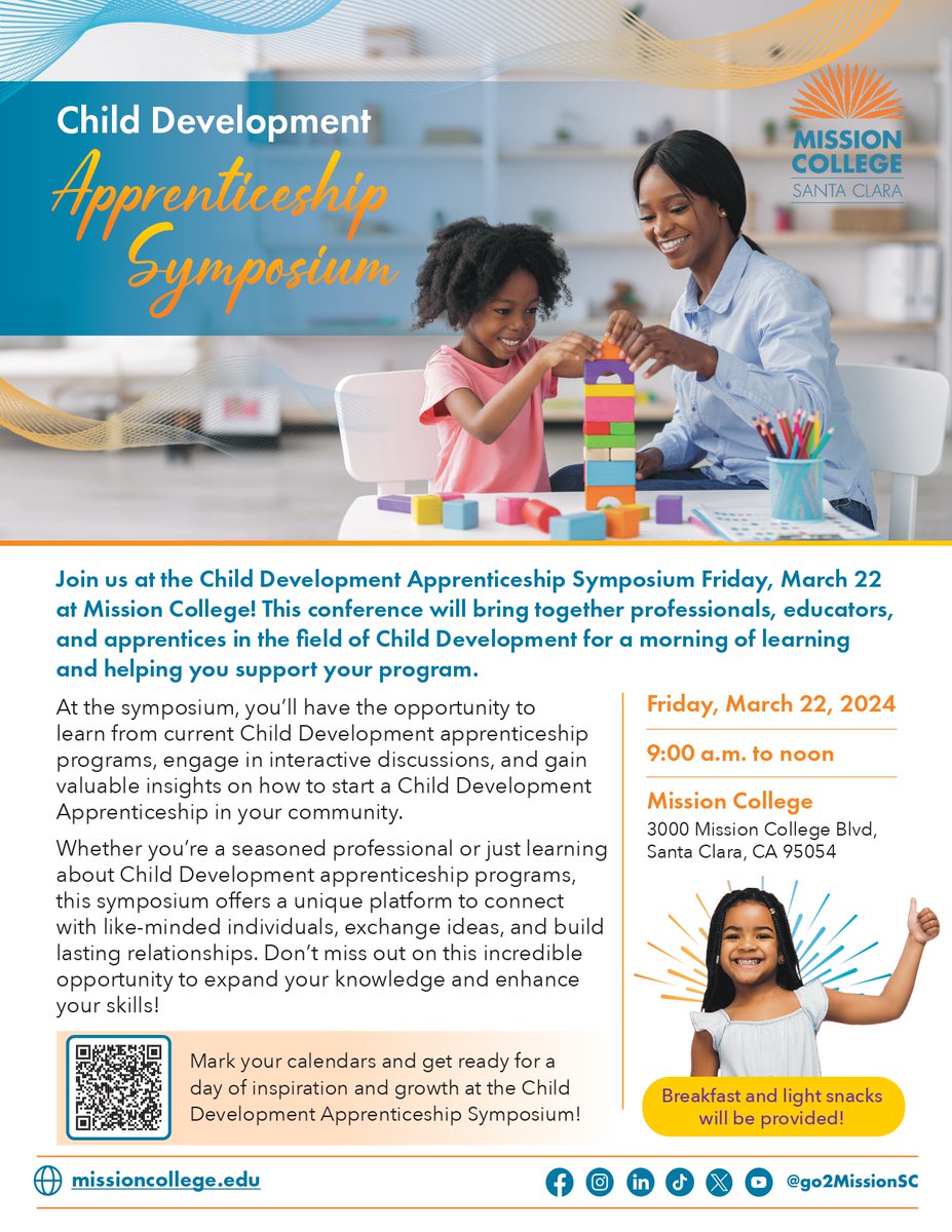 🌟 Join us for the Child Development Apprenticeship Symposium on Friday, March 22. Don't miss out on this opportunity to shape the future of child development! 🚀 More: eventbrite.com/e/child-develo…