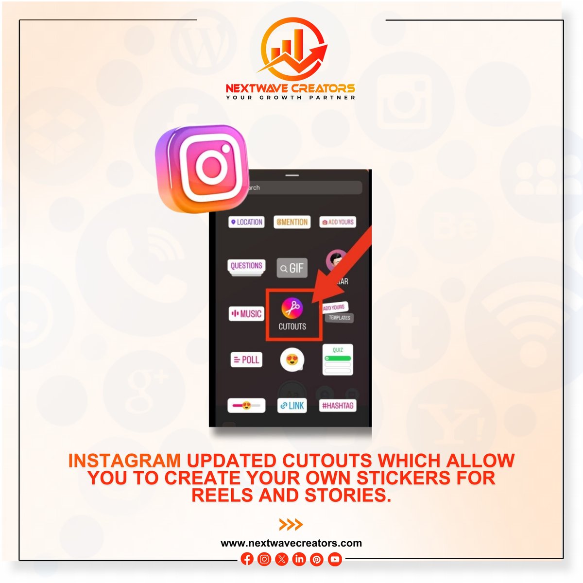 nextwavecreator's tweet photo. Stay tuned, Boost online visibility with these #digitalmarketingupdates 

Follow us @nextwavecreator for more such updates

To know more about us
📱 Call us at: +91 9686373046

#nextwavecreators #instagramupdate  #whatsappupdate #threadupdate #socialmediaupdates #digitalmarketing https://t.co/SgfxalNCOV