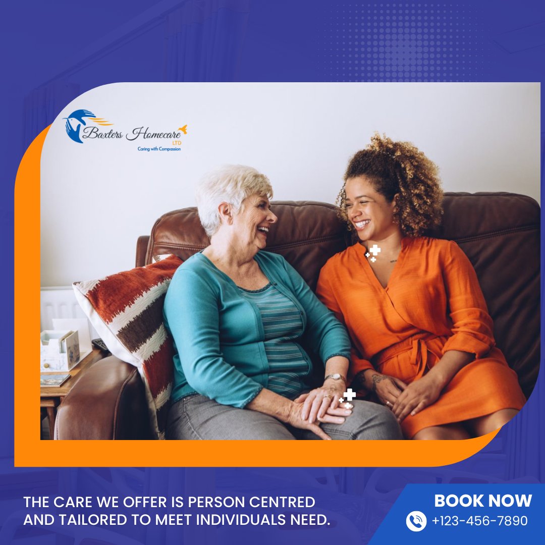 With Baxters Homecare, you can trust that your loved ones will receive the highest standard of personalized care from our qualified professionals.

#BaxtersHomecare #SpecialistCare #CompassionateService #HealthcareAtHome #CaringForYou #hoemcareuk #carersnearme #healthcareuk #nhs