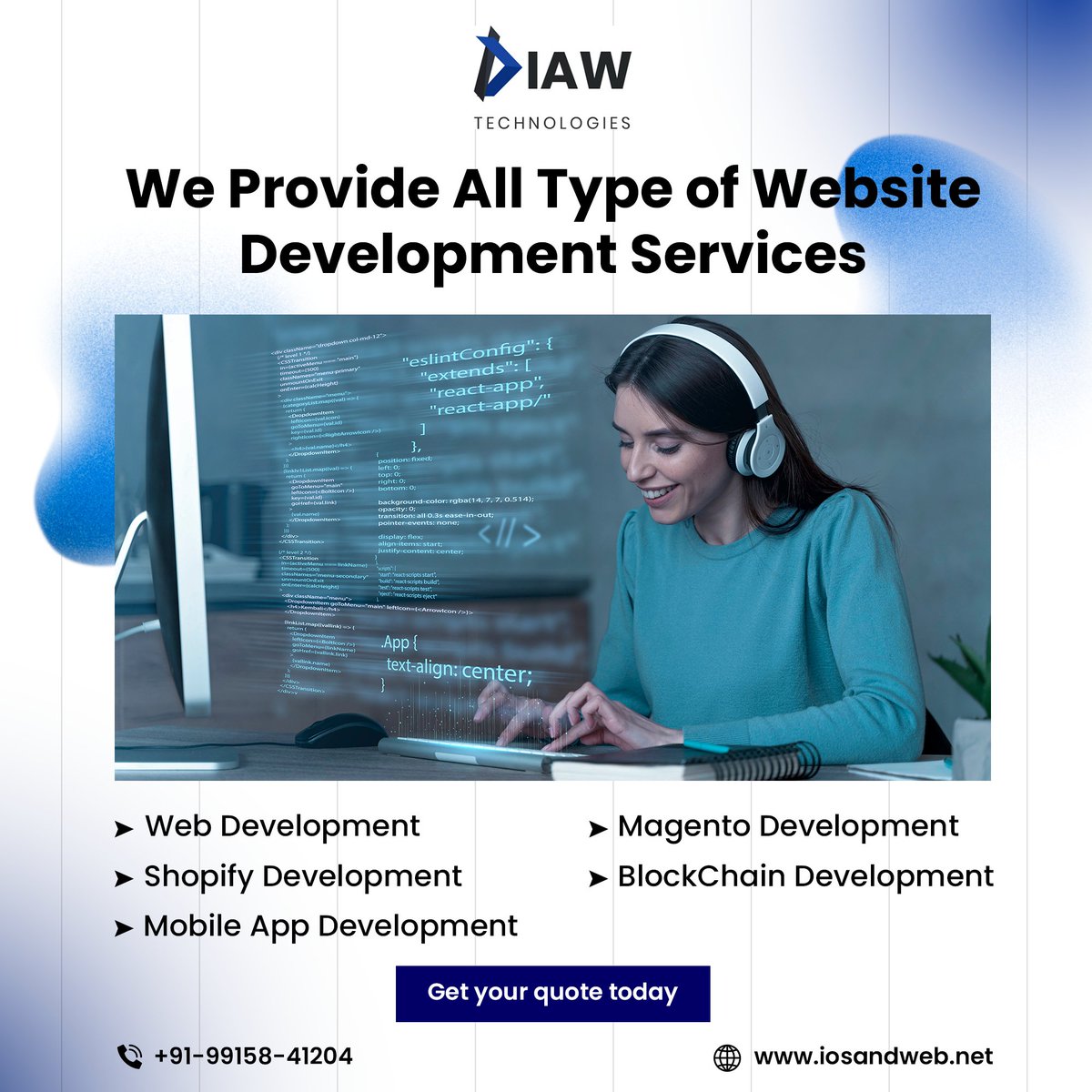 Iosandwebtech's tweet photo. 📷 Exciting News from our Web Development Company! 
We are thrilled to announce that we have launched a new range of cutting-edge web development services to help businesses thrive in the digital world. 

Check out https://t.co/VQtjDQfkIz 
#Mobileappdevelopment #webdevelopment https://t.co/VLkL37uC4A