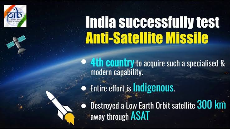 India's defense capabilities soar to new heights as Anti-Satellite Missile test succeeds! 🛰️🚀

Whats wrong with India ? 

#ASAT #DefenseTech #IndianInnovation