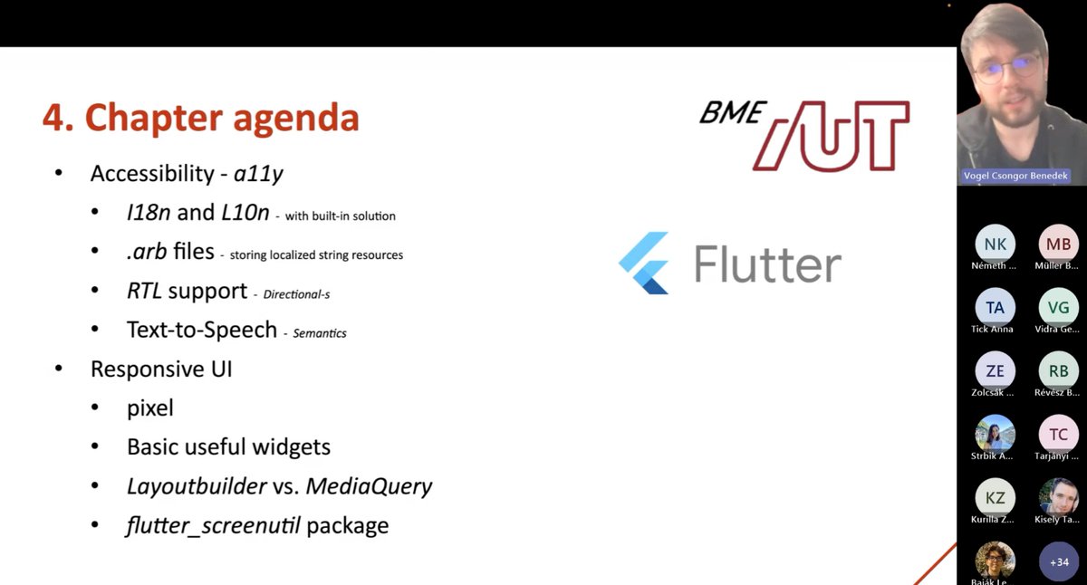 GerfalconVogel's tweet image. Last week we learned together how can we make our #Flutter apps accessible
🔗 Materials → github.com/bmeaut/VIAUAV4…
Also thanks @coder_jedi for creating the 1 pager about #a11y, it helped us a lot 🙌