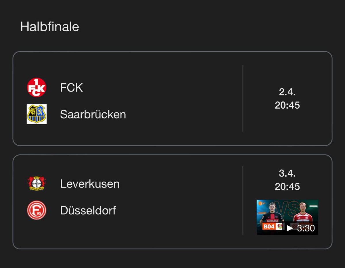 What_Score_Bro's tweet image. Fußball ❤️
#DFBPokal