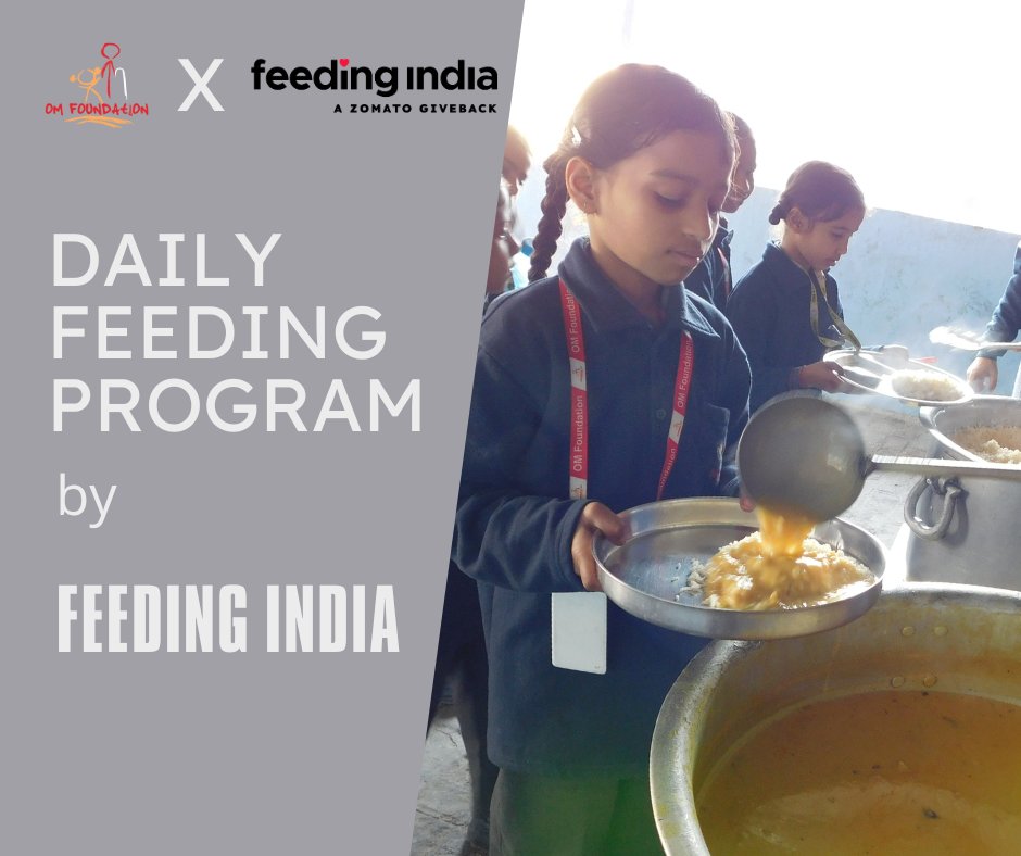 With their support, we’re ensuring that every child receives nutritious meals, empowering them for brighter tomorrows. Thank you Feeding India, a Zomato GiveBack🙏🍲 #FeedingIndia #dailyfeedingprogram #zomato #childnutrition #educationforall #socialimpact #ngo #grateful