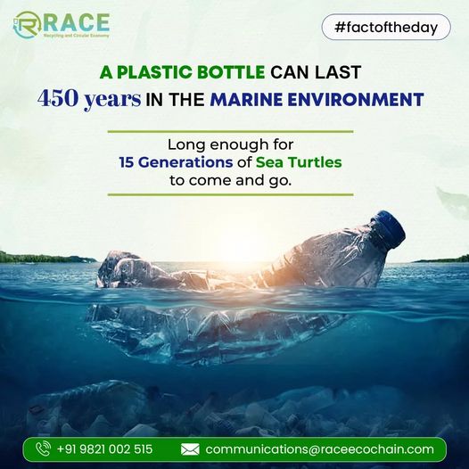 450 years for a plastic bottle, a lifetime of harm to marine life. Choose better.
#savetheoceans #plasticpollution #beatplasticpollution #refillrevolution #sustainability #ecofriendly #savetheplanet