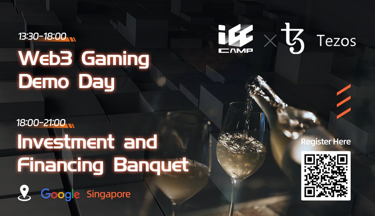 🎉Web3 Gaming Demo Day and the Investment and Financing Banquet invite your participation! Date: March 16th Web3 Gaming Demo Day: 1:30 PM - 6:00 PM Investment and Financing Banquet: 6:00 PM - 9:00 PM 🔗Application link: lu.ma/iccdemodaysgp Looking forward to meeting you!