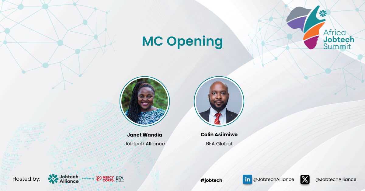 Spartakussug's tweet image. Co-MC for Africa’s first #JobtechSummit.

✅ 150+ delegates 

✅ 50+ speakers

✅ 19 Sessions

So much exciting stuff already ongoing