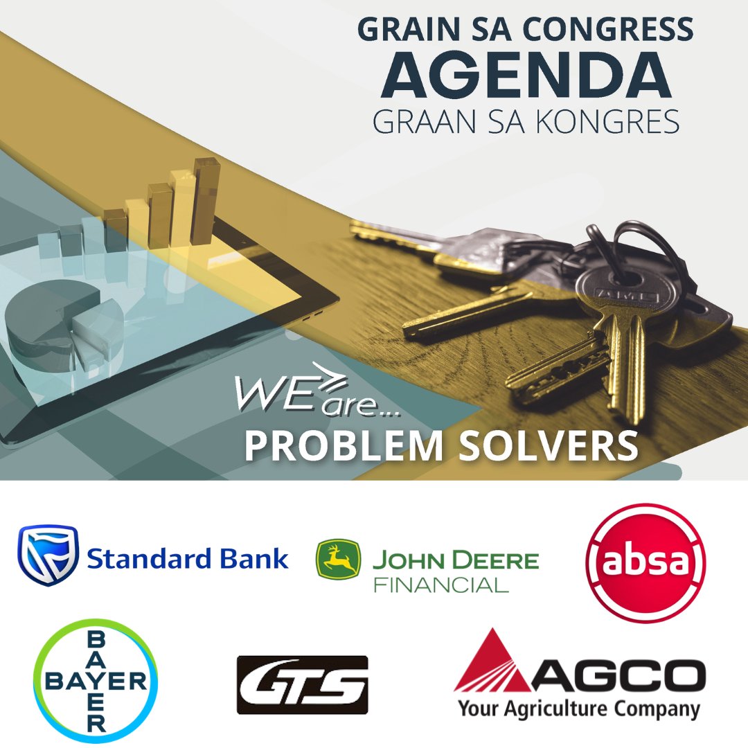 Our heartfelt thanks to our main sponsors for making Congress 2024 possible!
<a href="/StandardBankZA/">Standard Bank ZA</a>
<a href="/JohnDeereAME/">John Deere Africa & Middle East</a>
@ABSASouthAfrica
@Bayer4crops_SA
GTS
<a href="/AGCOcorp/">AGCO</a>

#gsaCongress24 #gsacongress #gsakongres #producersareproblemsolvers