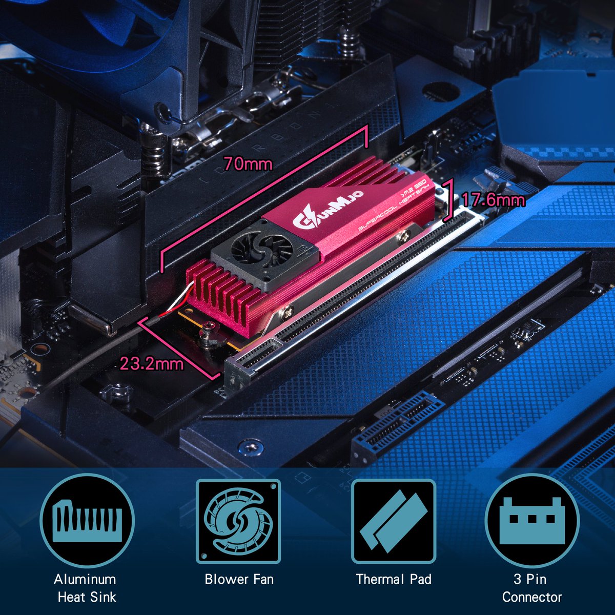 😎Using professional data to substantiate the quality of HeatSink✌︎︎（Customer reviews）
🔗a.co/d/5KaY3f5
#gunmjo #gunmjopro #heatsink #heatsinks #gamingsetup #gaming #gaminglife #newproduct #black #red