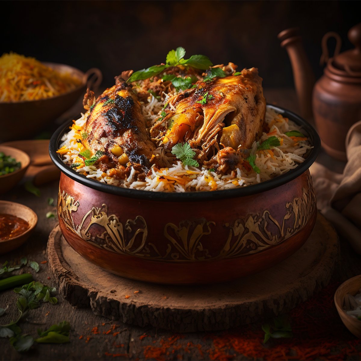 In Hyderabad, we don't say, "You can't buy happiness," because one plate of flavour-loaded melt-in-your-mouth biryani is pretty much the same thing.

#FoodofTelanagana #TelanganaTourism #HyderabadiBiryani