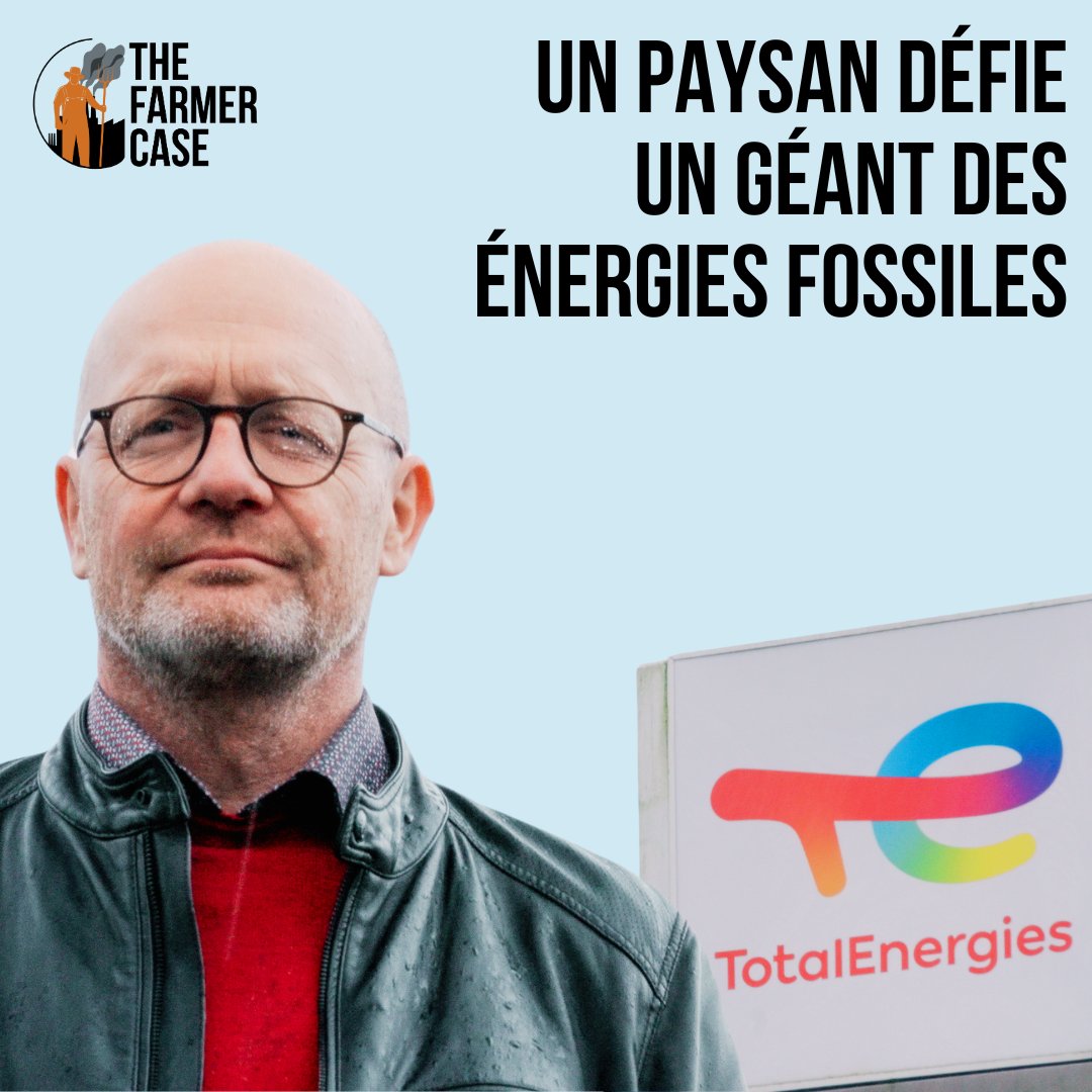 [PREMIÈRE EN BELGIQUE] Hugues, paysan belge, assigne @TotalEnergies en justice pour sa responsabilité dans le dérèglement climatique. Ce géant des énergies fossiles est l'une des entreprises qui émet le plus de gaz à effet de serre dans le monde.