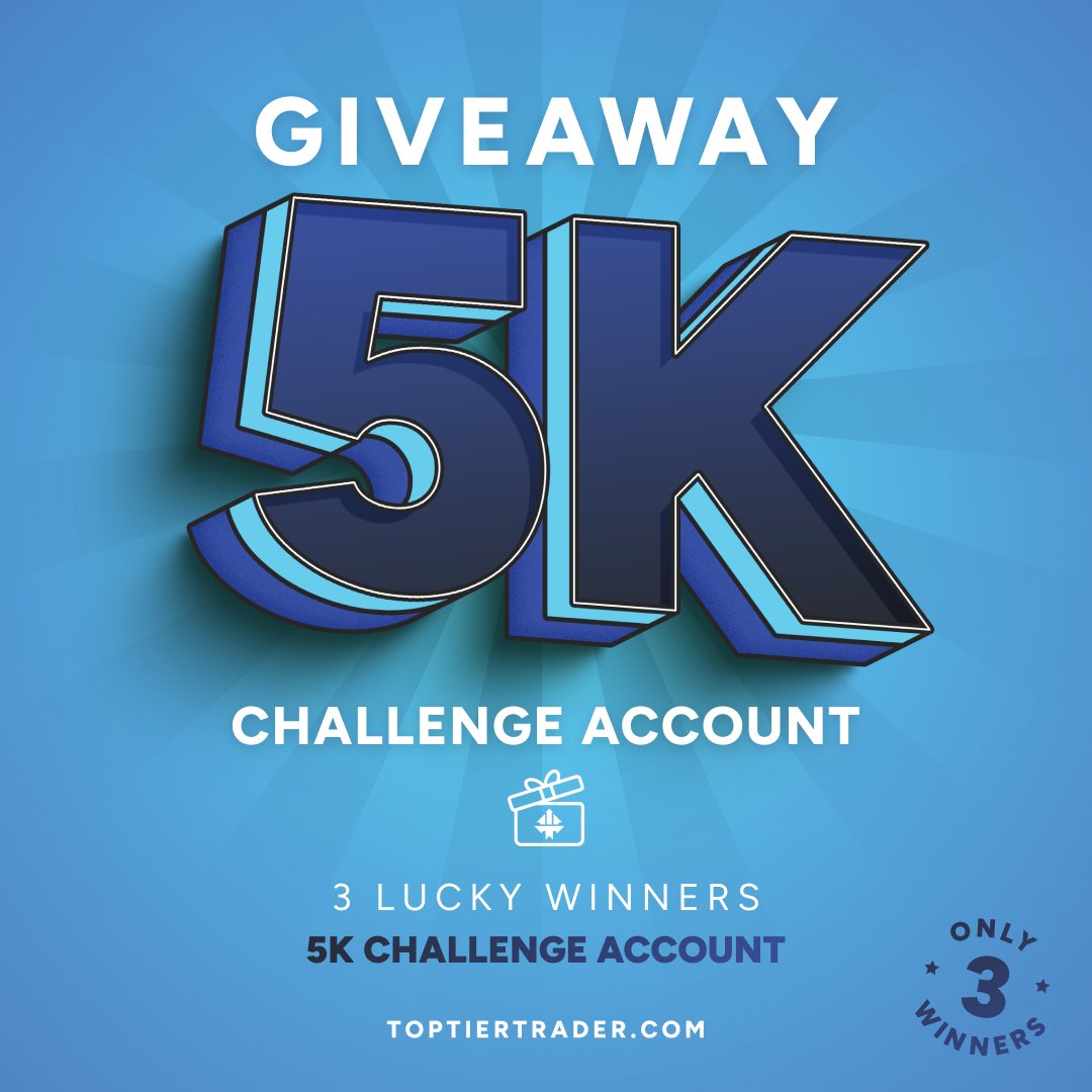 _toptiertrader's tweet image. 🏆 TopTier Trader 3 x 5k Challenge Giveaway🏆

RULES: 👇

1⃣ : Follow @daveguttman_ @JoeBankss and @_toptiertrader 

2⃣ : Like and Repost this #Giveaway

3⃣ : Tag 3 traders that should become TopTier

4⃣ : Join our Discord 👉 discord.gg/2t98jaTUWX

💰 Winners announced on the…