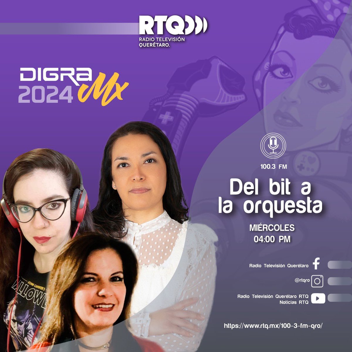 Hoy en <a href="/bitorquesta/">Del Bit a la Orquesta 100.3FM RTQ | ビットからオーケストラへ</a> en <a href="/rtqro/">Radio Televisión Qro</a> hablamos de <a href="/digramx/">digramx</a> lo que pasó en el congreso de 2024 y lo que habrá este 2024! <a href="/NuclearWolf79/">Dr. Nuclear Wolf</a> <a href="/udg_oficial/">Universidad de Guadalajara</a>