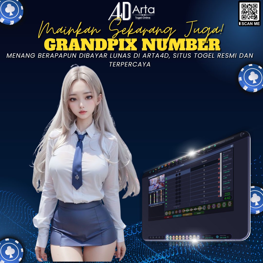 ARTA4D21's tweet photo. GRANDPIX NUMBER

Grandprix Number adalah permainan terbaru yang menambah kumpulan permainan unik dan menarik dari kami untuk
para pemain setia. Permainan ini hampir mirip dengan game Race Ball kami sebelumnya, tetapi alih-alih menebak terlalu https://t.co/jHlZEIGqgw
