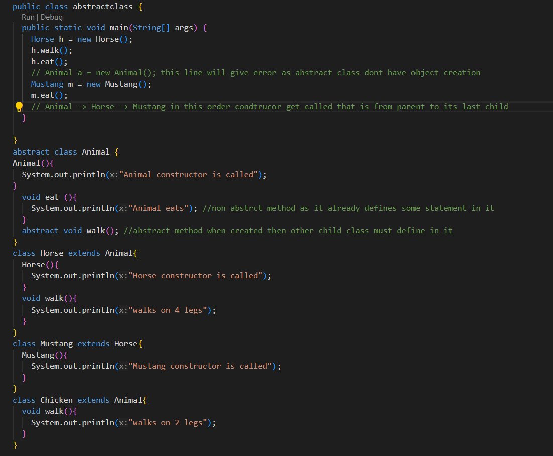 DevRahul1104's tweet image. 🔍 Abstract Classes: Coding blueprints for flexibility.
🏡 Importance: Like a house plan for organized code.
💻 How They Help: Neat code, unique class versions.
🚀 Simple Words: Abstract classes simplify coding.
#CodingBasics #AbstractClasses #Programming 🤝💬
