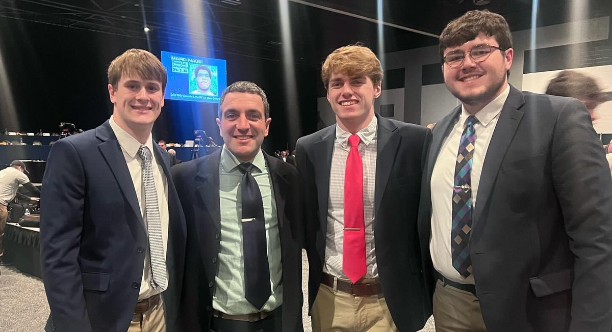CoachBillFisher's tweet photo. Was able to accompany these three young men at the NFF Scholar-Athlete awards banquet.
Balled out on the field. Ballin out in the classroom and service.
#spottheball https://t.co/UoxuQ6evAT