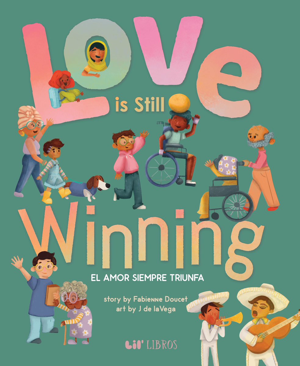 I am thrilled to unveil the gorgeous cover for my new picture book, Love is Still Winning/El Amor Siempre Triunfa, illustrated by J de la Vega. Pre-order now! Link in bio. #loveisstillwinning #lovewins #picturebooks #kidlit #childrensbooks #bilingualchildrensbooks #debutauthor