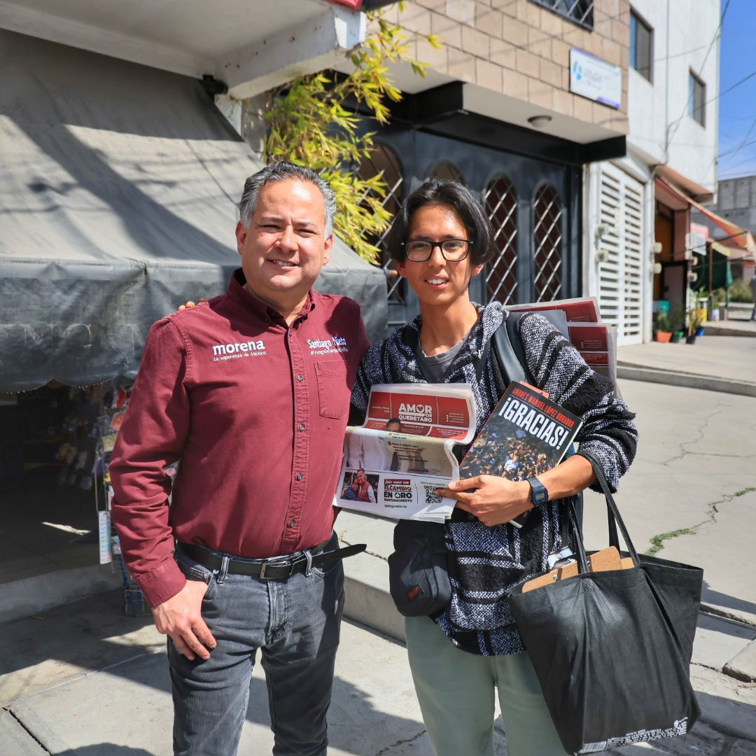 Volvimos a caminar por Corregidora, dicen que es el municipio más panista, se nota que no recorren sus calles. En Candiles la gente coincide con nuestros principios de la #4T. Vamos por #ElCambioConfiable.