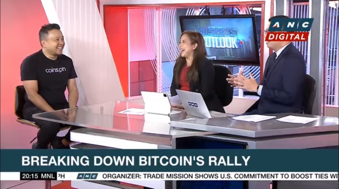 #CoinsPH CEO Wei Zhou (thedaoofwei) joined Salve Duplito (@SalveSays) and Ron Cruz (@donronX) on @ANCALERTS Business Outlook to talk about @Bitcoin’s record-breaking $72k all-time high 📈 

Full interview here: bit.ly/3Pk38q9

#CryptoTalk #ANCBusinessOutlook
#Bitcoin