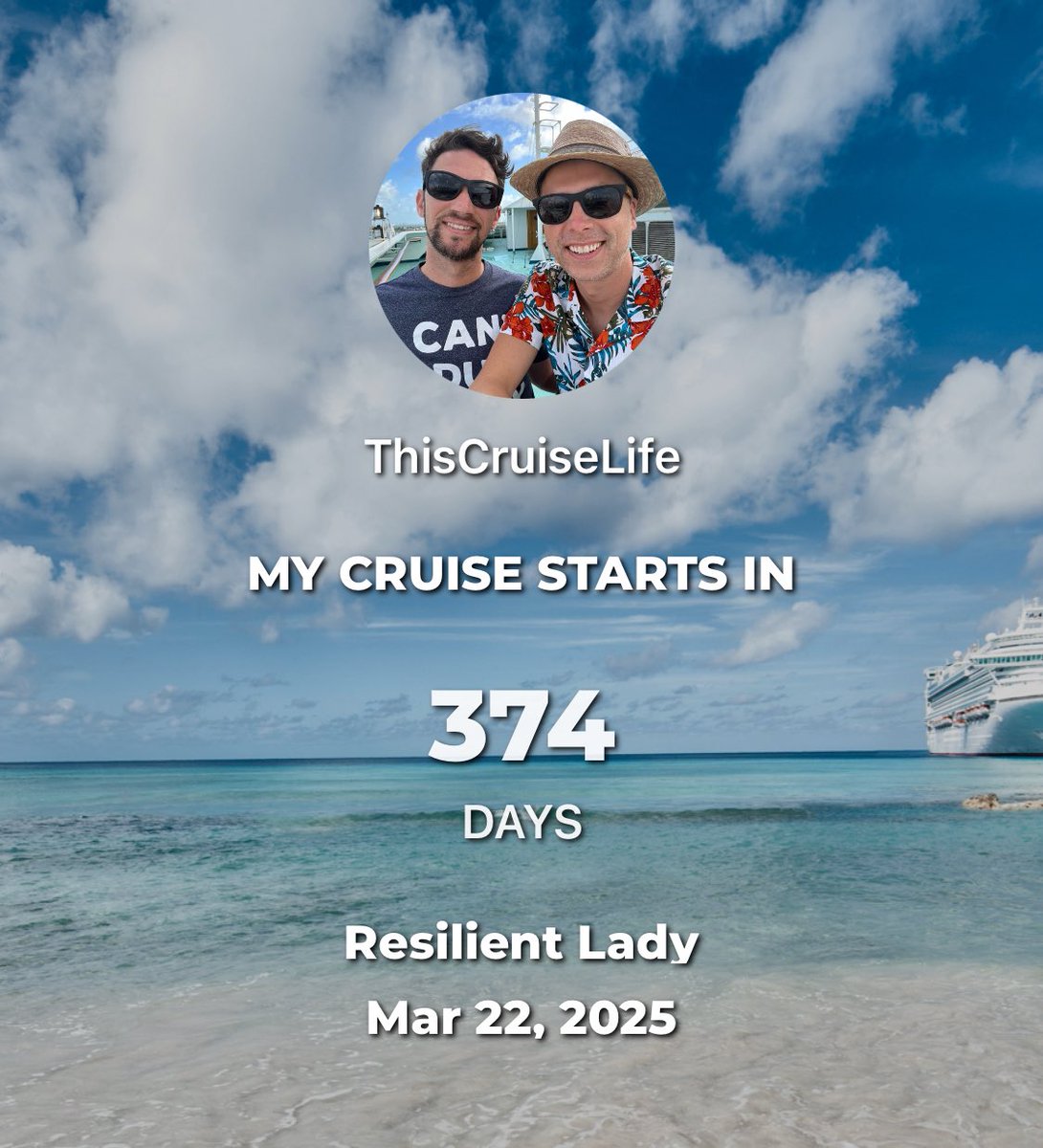 thiscruiselife's tweet image. It’s official! Deposit is paid. Happy to announce that we will be boarding Resilient Lady for an amazing 10-day sailing out of San Juan in just over a year from now.

Want to learn more/join us? Drop us a DM or reach out via the website!

#resilientlady #virginvoyages #newbooking