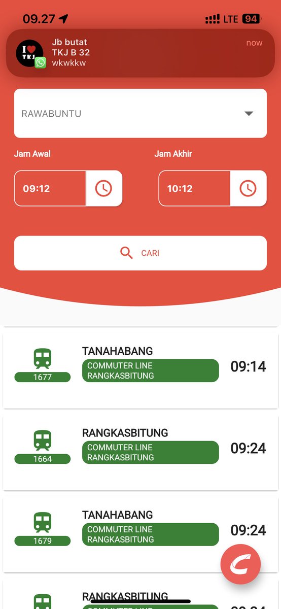 imamrhdn's tweet photo. @CommuterLine knapa pagi ini KRL ga sesuai jdwl app jalur rangkas-tn abang, 9.14,9.24 gda krl, adanya 9.28 baru ada krl arah tnh abang 🙃 https://t.co/OSCkUlWnii