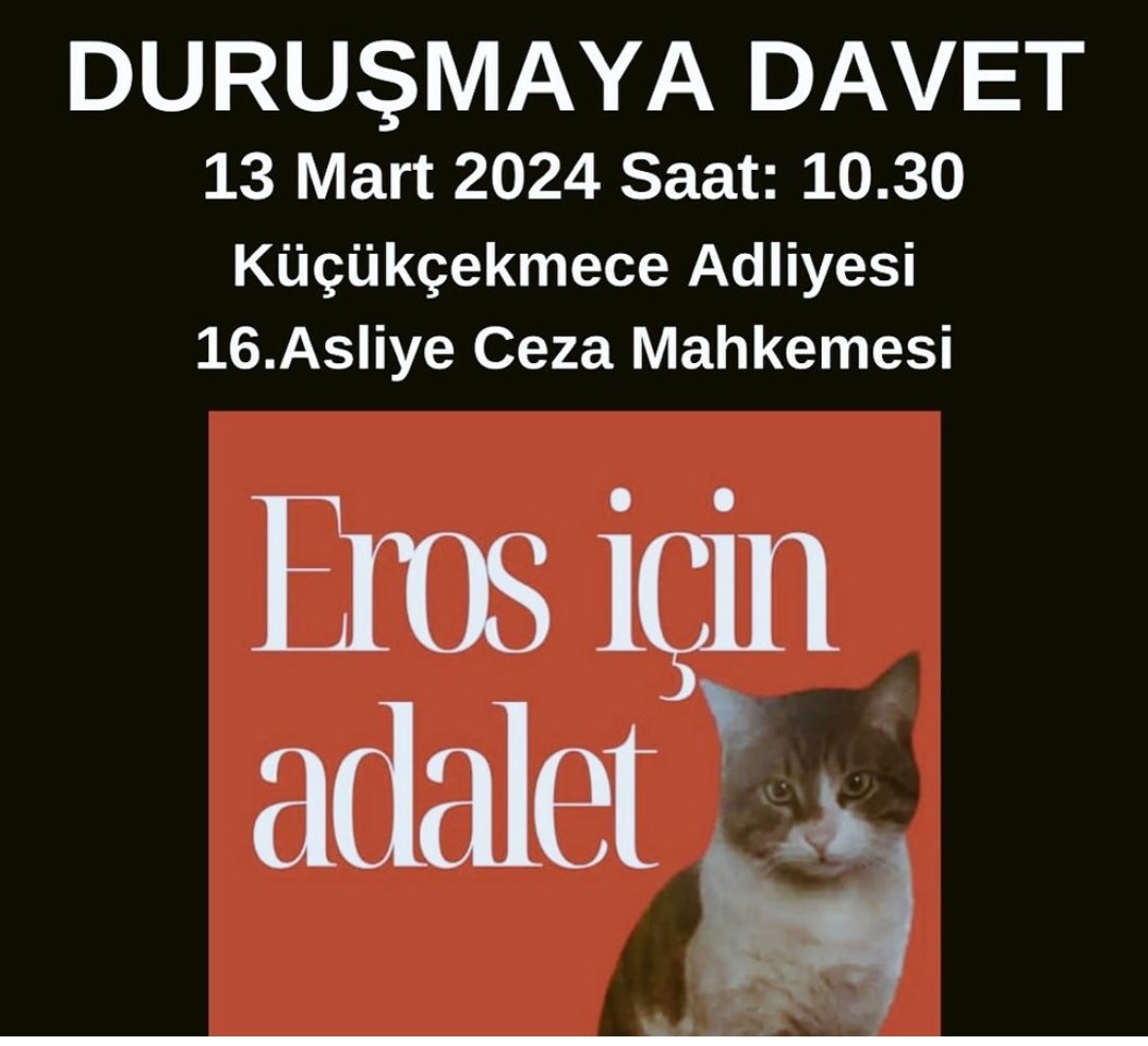 jale0808's tweet photo. #erosiçinadalet dediğimiz duruşma bu gün saat 10:30 da 
#ibrahimkeloğlantutuklansın https://t.co/STPqudF35F