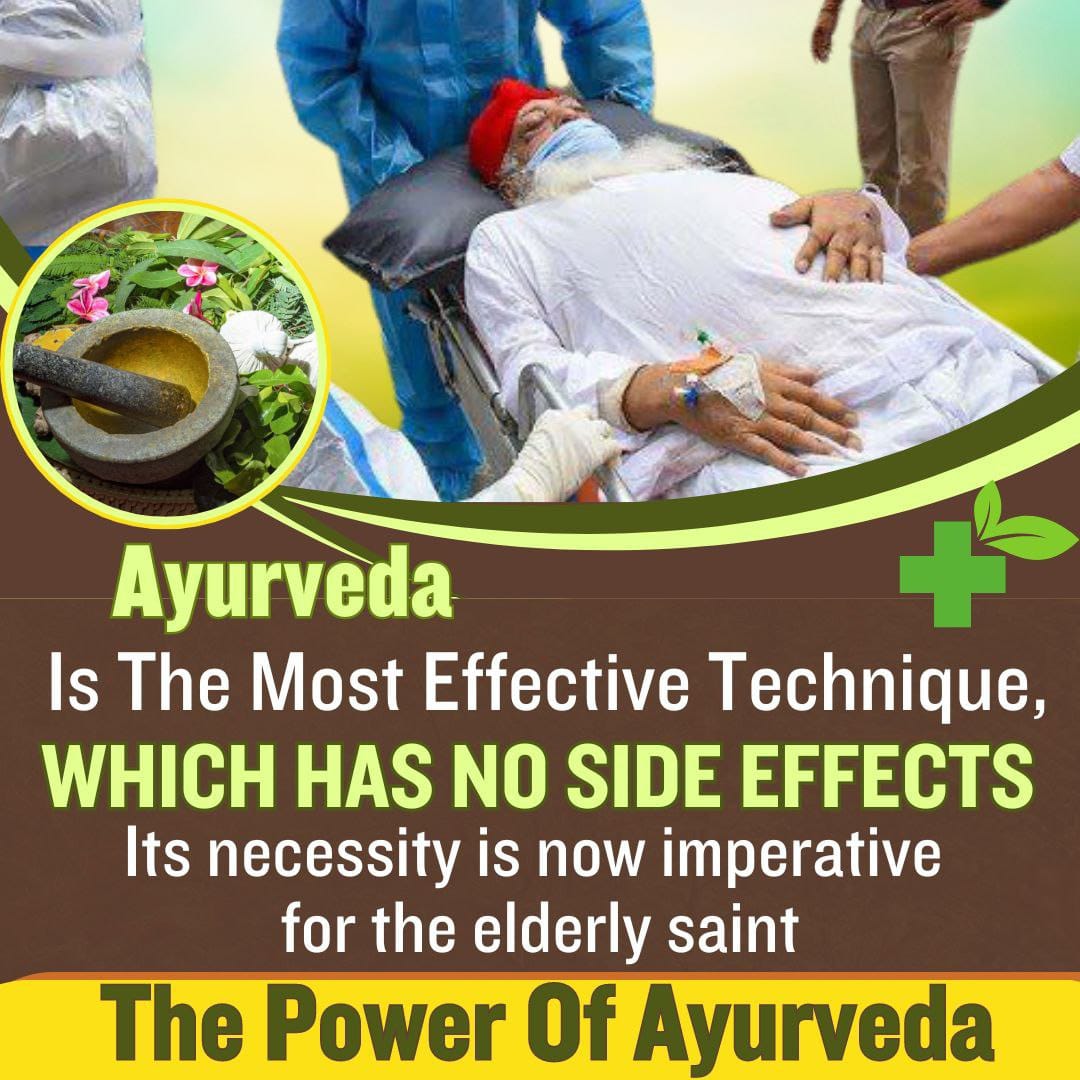 Sant Shri Asharamji Bapu , an advocate of Ayurveda, embodies the timeless wisdom of Natural Healing. In India, The Power Of Ayurveda shines globally, and the demand for its revival grows. Let us embrace Ayurveda's ancient science for holistic well-being #आयुर्वेद_प्राचीन_विज्ञान