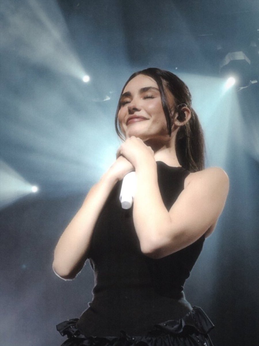 she’s literally glowing