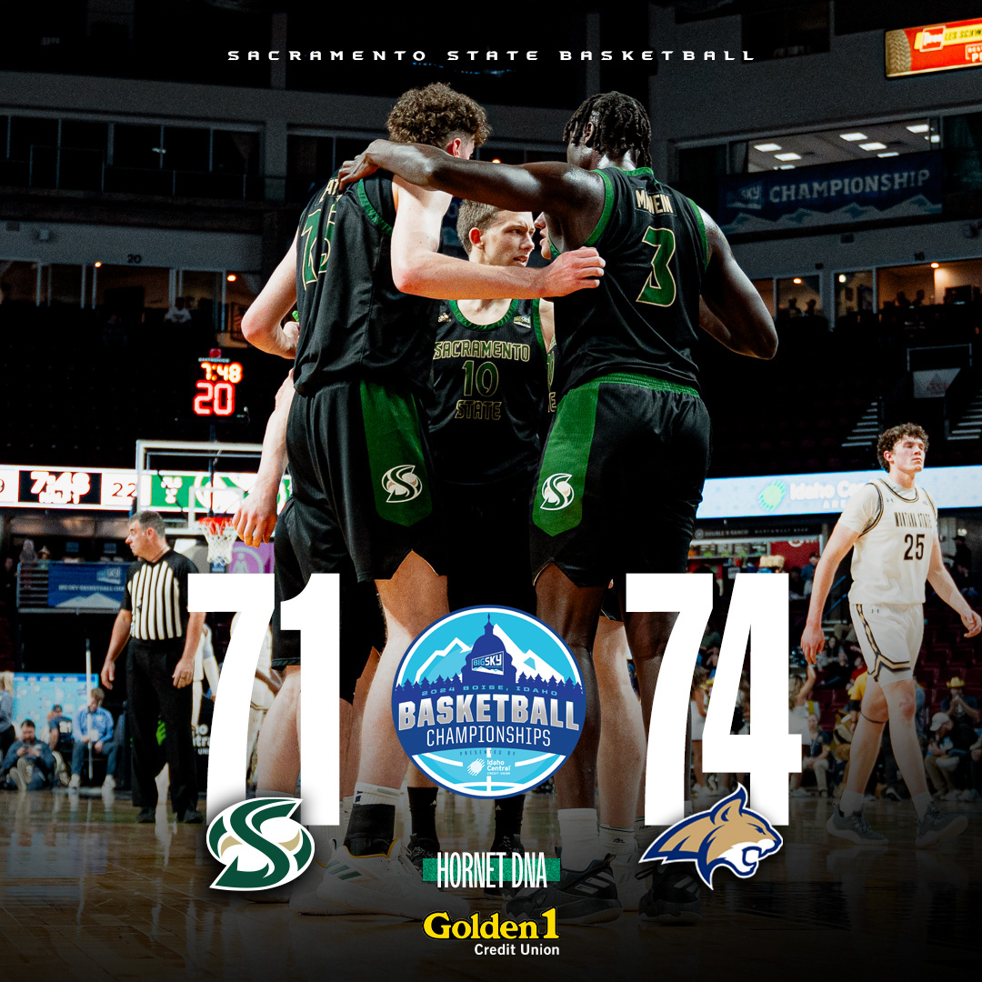 Hornets fall to Montana State, 74-71, in Big Sky Tourney semis.