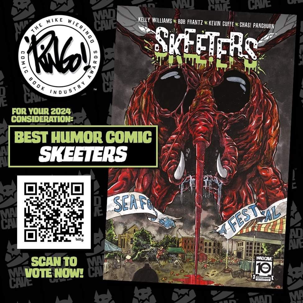 A lot of you probably know how I feel about awards and the importance put on something judged by only the smallest percentage of the work out there. But... We'd love it if you would vote for SKEETERS. I don't have to justify myself to you! VOTE FOR SKEETERS.