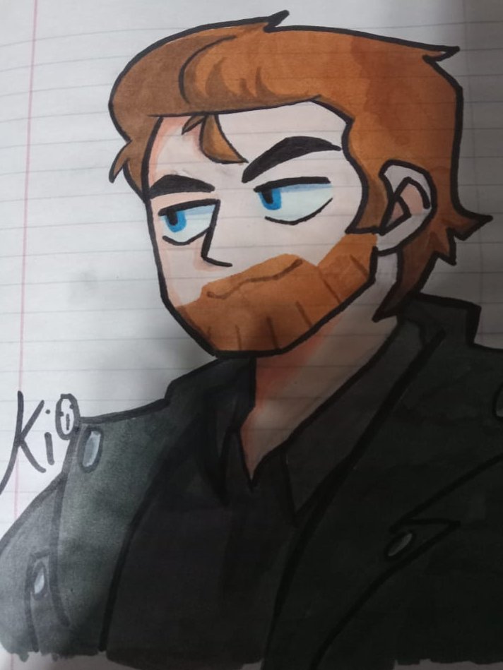 ayer me compre unos marcadores y pa estrenarlos dibuje al hunty  🤓👍✨

#NickHunter #FanartsForReborn