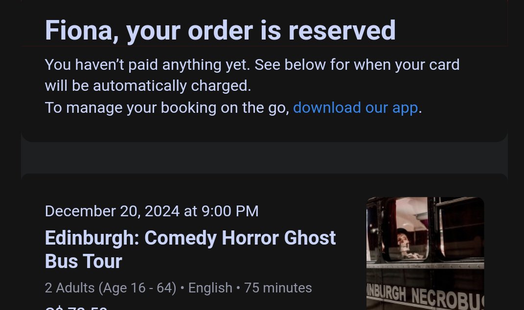 Princess__Fiona's tweet image. Day 72 of #100DaysOfHappy 

The trips are coming together 🙌🏻 

I ❤️ Spooky Shit! 

#Gratitude #Thankful #FionaAdventures #EuroTrip2024 #Edinburgh