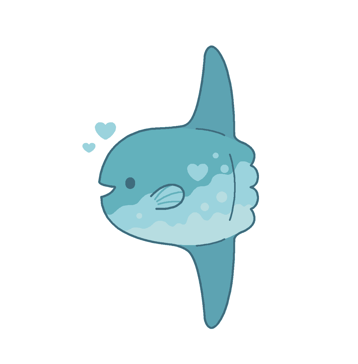 「 ocean sunfish  」|the silly ・ ᴥ ・のイラスト