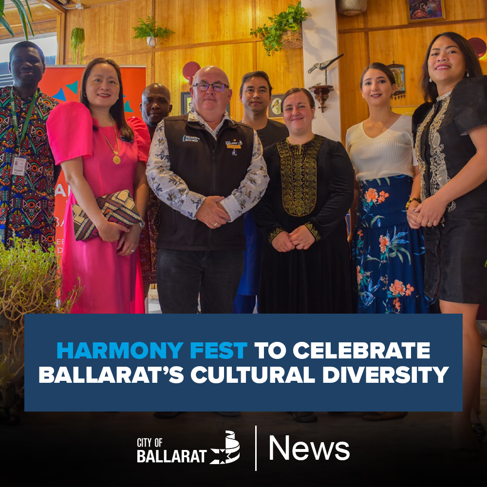 🌍🎶 Get ready to embrace Ballarat's rich cultural diversity at Harmony Fest 2024! From March 15-27, join the city's most vibrant celebration of diversity, featuring over 30 events. MORE: bit.ly/4cclzGY