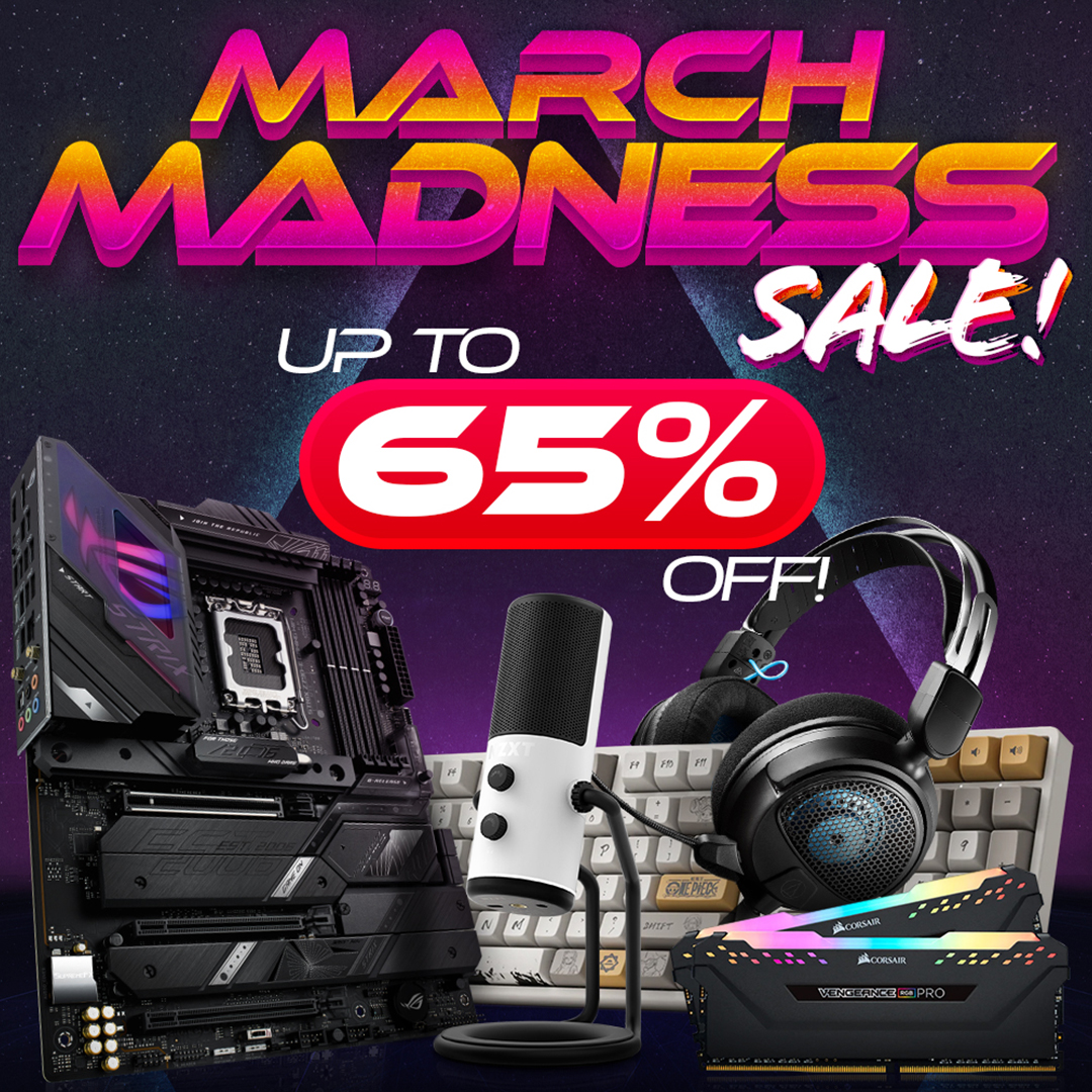 PC Case Gear on X: Don't miss out on our epic March Madness Sale with  unbeatable savings of up to 65%! It's the perfect opportunity to upgrade  your setup. Hurry and shop