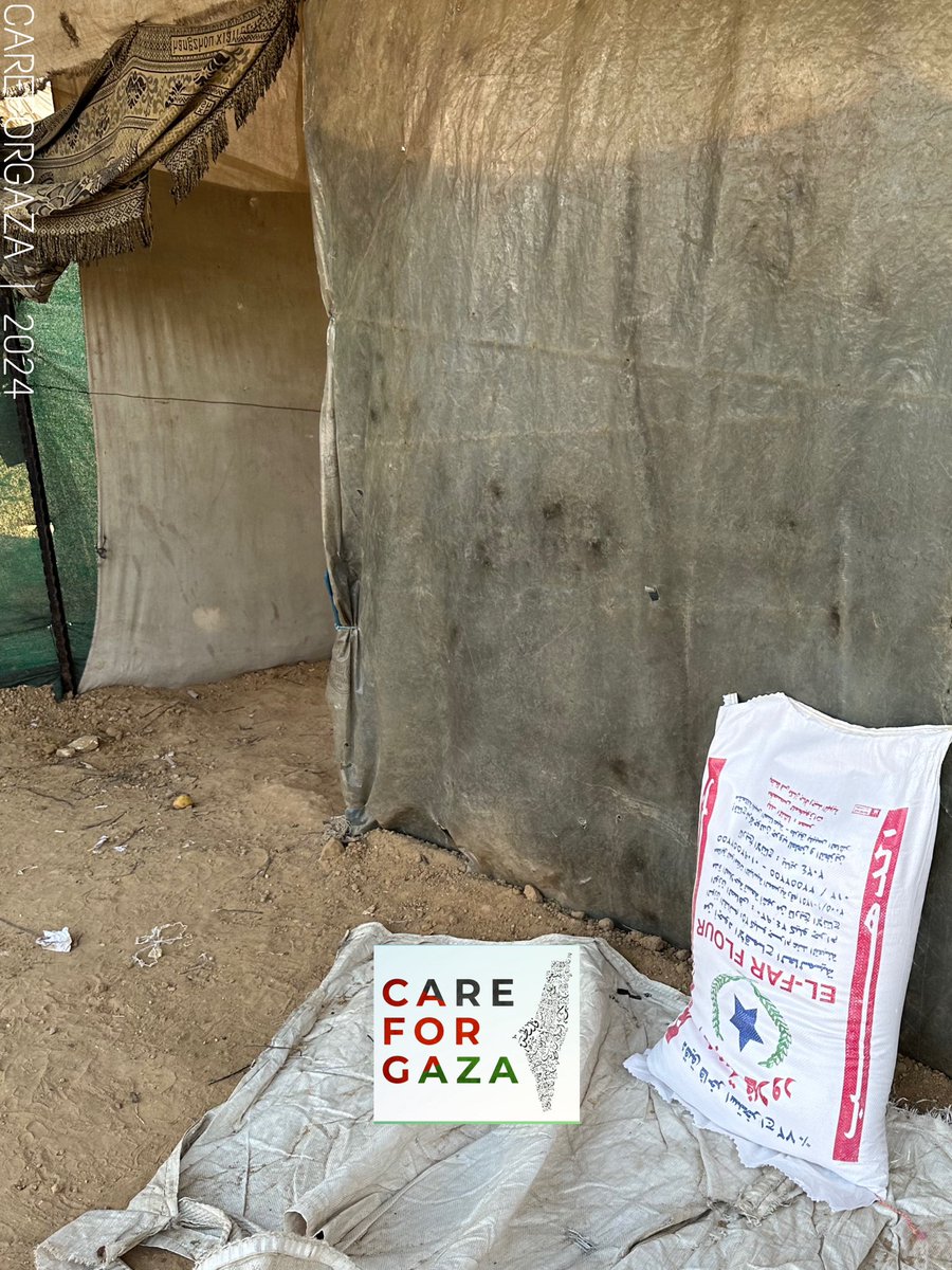 CareForGaza's tweet photo. Several refugee families were provided with flour bags.

Your donations are supporting families and helping them to relieve their suffering in the distressing conditions. https://t.co/PJKu4pnBU7
