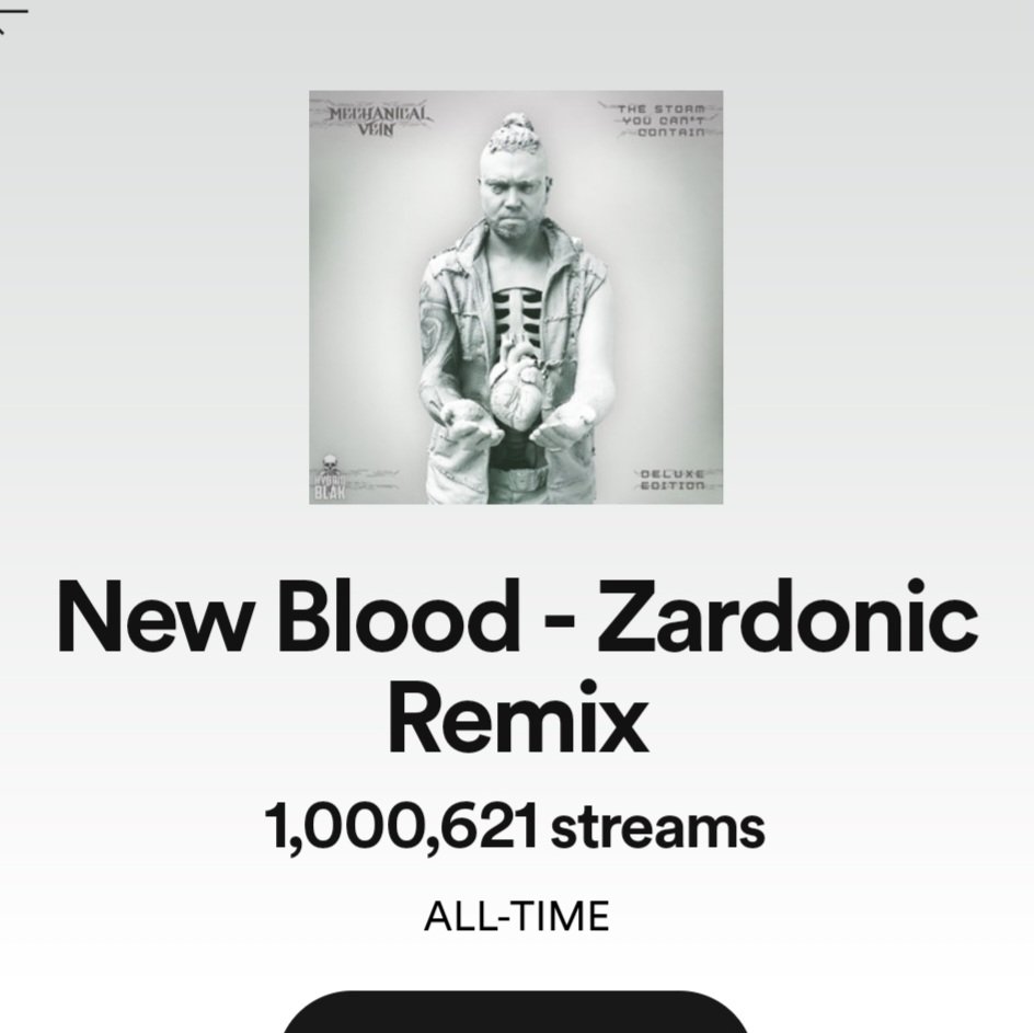 Jfc, just hit a MILLION genuine Spotify streams on this tune. Thanks so much to everyone that's listened to the new blood. 😤

Maybe I should drop a couple new tunes in 2.5 weeks, along with some other <a href="/hybridblak/">HYBRID BLAK ::: BLAKTRACKS II - OUT NOW</a> artists, just in time for <a href="/ResistanzFest/">Resistanz Festival</a> 👀
