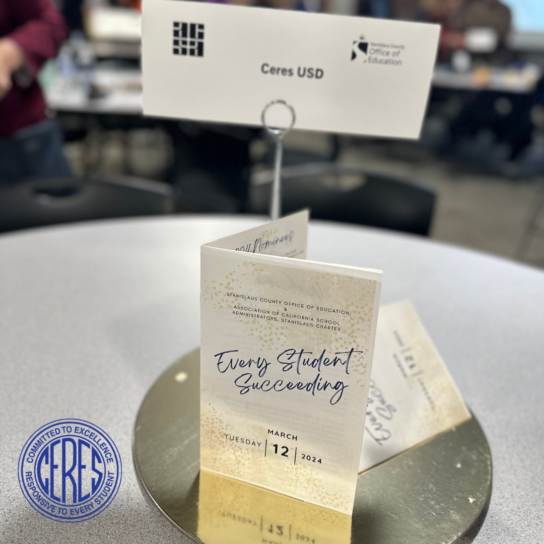 Congratss to Jose, Emiliano, and Stephan! The Stanislaus COE and ACSA Stanislaus Charter honored these inspiring CUSD students for their courage and resilience in overcoming tremendous obstacles to attain their goals. We're so proud of you! ✨ #EveryStudentSucceeding #TheCeresWay