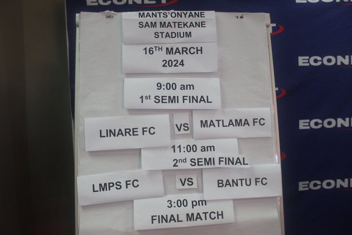 LesFootballNews's tweet photo. People's Cup returns this weekend(Sat,16 March) in Mants'onyane Thaba Tseka.  Linare lock horns with Matlama as early as 9am while LMPS face off defending Champions at 11am. https://t.co/9yGvg14T0l