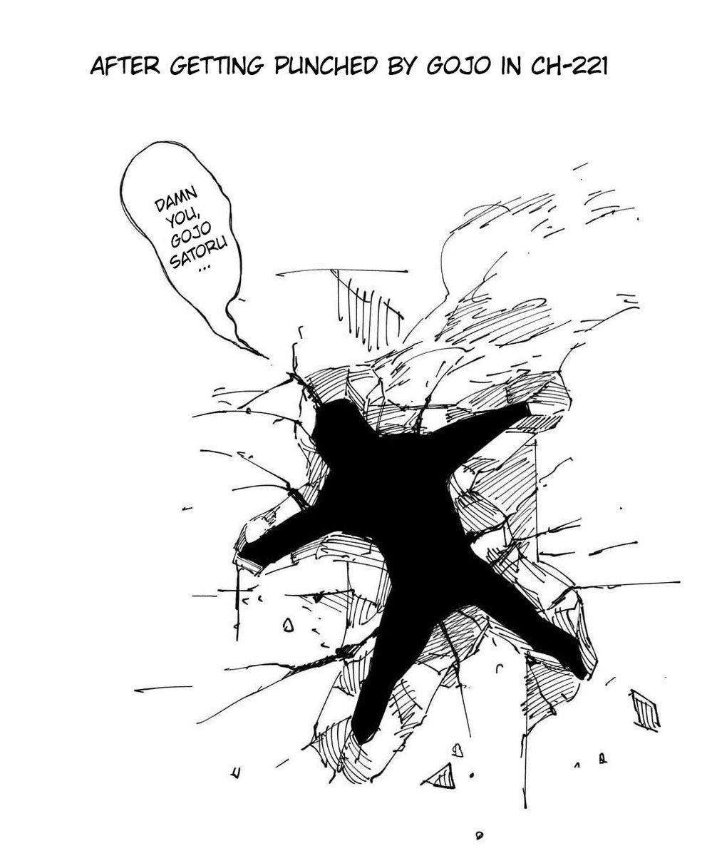 Go_Jover's tweet photo. Official Updated Character Description

URAUME: Sukuna's associate, a cook and a curse user. “Damn you Gojo Satoru…” https://t.co/U8db2lWFbq