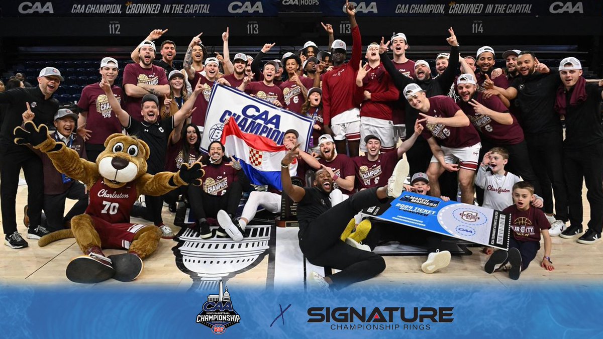 'tis the season 💍

#CAAHoops x <a href="/CofCBasketball/">Charleston Basketball</a>