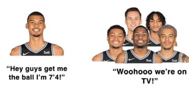 This Wemby meme becomes more accurate every game lmao