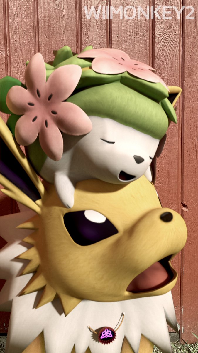Wiimonkey2's tweet photo. #Pokemon #RealPokemon #Jolteon #JolteonDay #サンダースの日 #Shaymin

This little green guy sure seems affectionate, but I don't blame them.  Showing gratitude to others on their special day is super important. :) https://t.co/k9YIFq9jBi