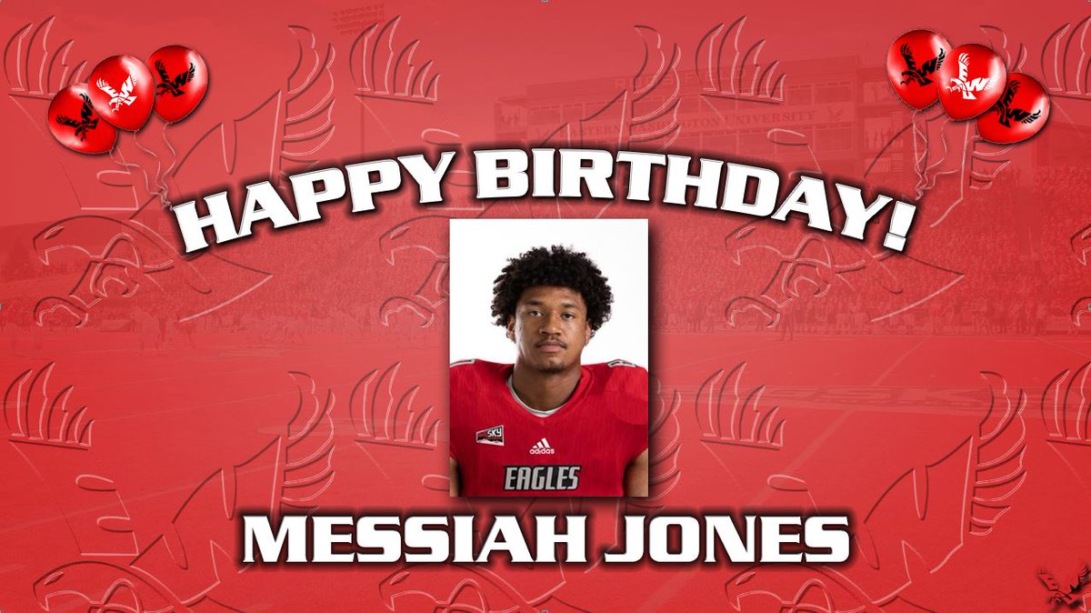 Happy 2⃣1⃣ Birthday to Eagle Tight End <a href="/m_jonezzz23/">Messiah jones</a> !!

#ProtectTheRed #EKG #GoEags