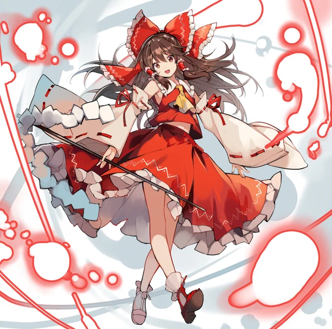 本日の一枚 481枚目 弾幕風2 #本日の一枚 #東方 #博麗霊夢 