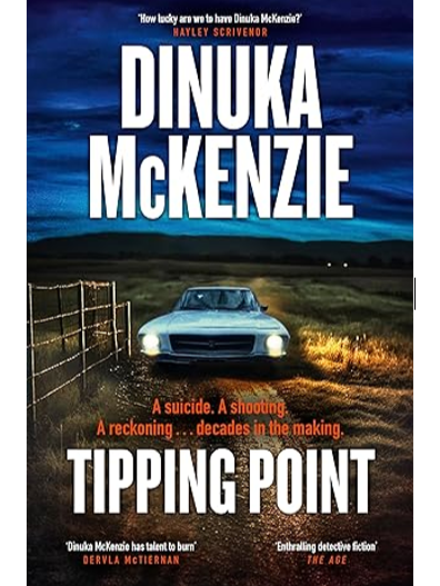Awesome to meet Aussie author @DinukaMckenzie this morning! She gave a fantastic author talk at my local library. Her new crime thriller #TippingPoint sounds amazing and I can't wait to read it. Out now in ANZ, out in July 2024 in the UK.